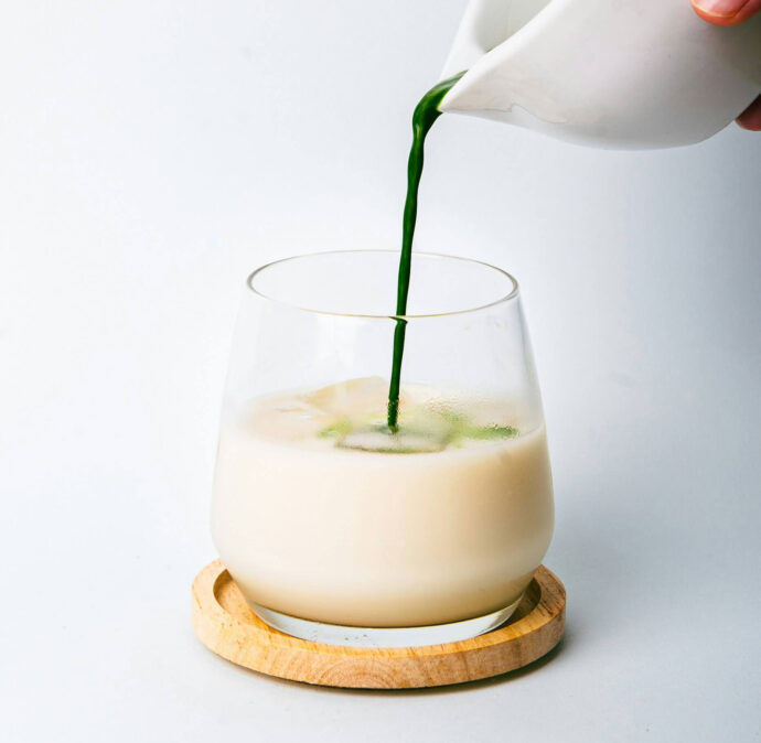 Matcha Latte Zubereitung