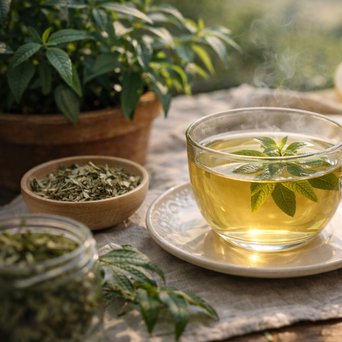 Verbene Tee in der Tasse