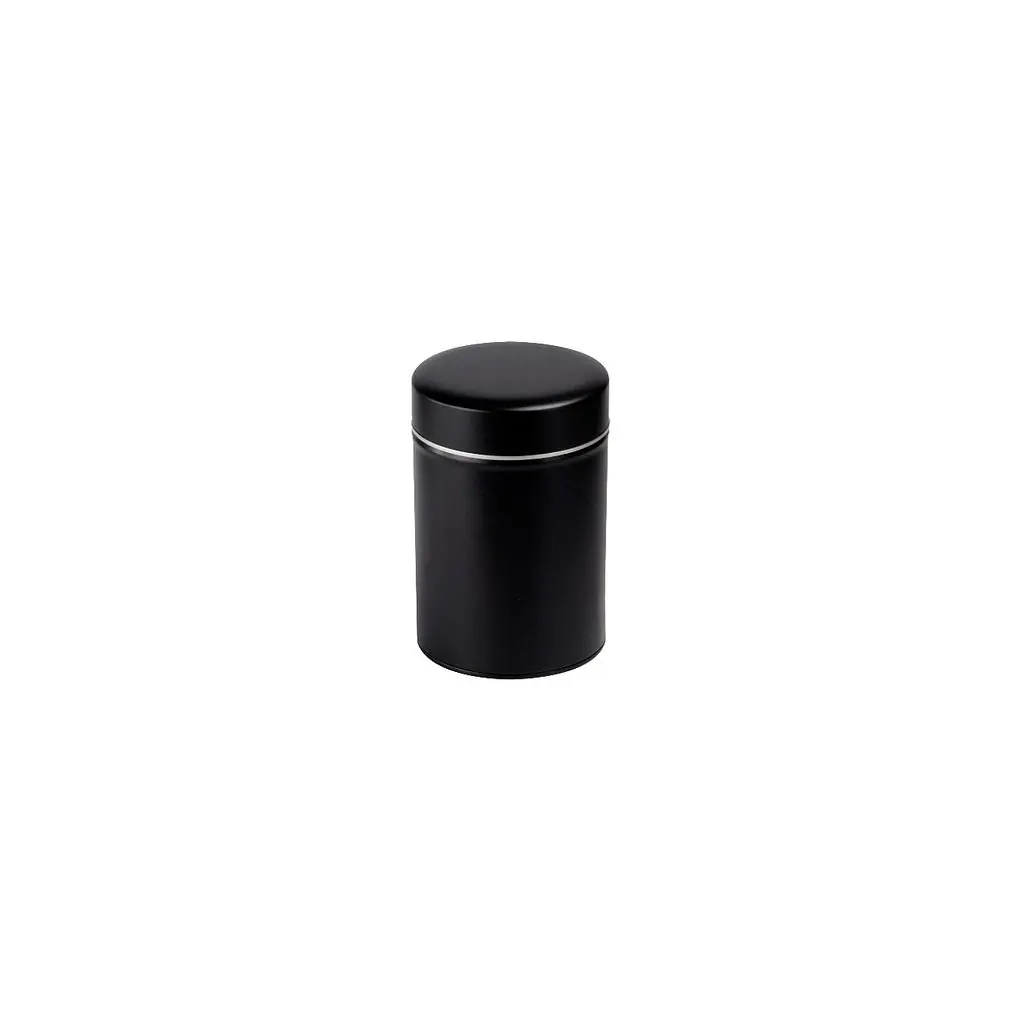Teedose uni schwarz rund 150g